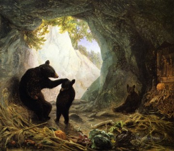 ウィリアム・ホルブルック Painting - クマとカブス ウィリアム・ホルブルック・ビアード